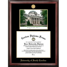 Campus Images NCAA Gold Embossed Diploma with Campus Images Lithograph Picture Frame UNFR3487